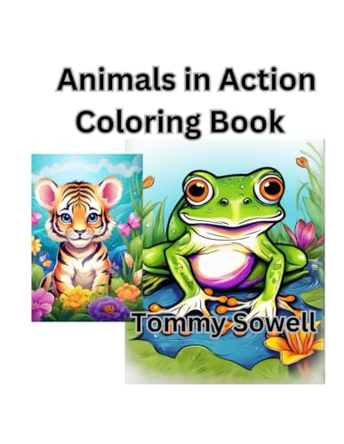 animals in action coloring book von Independently published